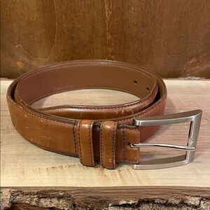 Men's Brown Leather Belt